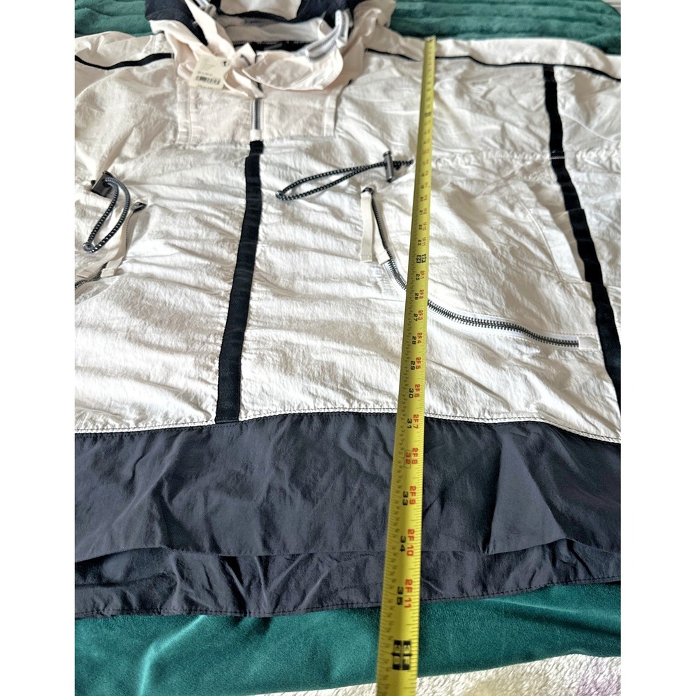 Free People Movement Size M/L Peace Out Backpack Parachute Jacket Ivory Combo - Picture 8 of 15